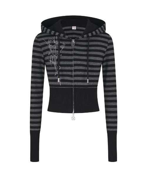 トップス silent(and) angel Hooded Zip-up セール】angel Hooded Zip-up（パーカー）｜silent(and)（サイレント