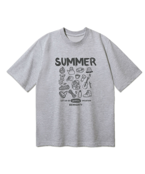 BEMIGHTY（ビーマイティー）の「サマーキャンプオーバーサイズ半袖Tシャツ[ホワイト]（Tシャツ/カットソー・メンズ・その他・LARGE/X-LARGE/XX-LARGE）」の6枚目の写真