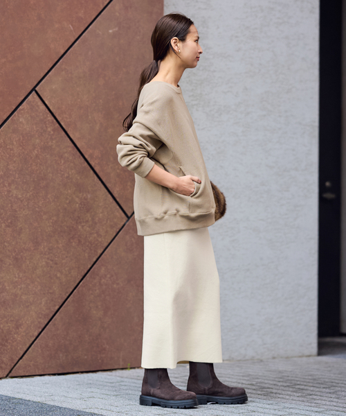 FRAMeWORK（フレームワーク）の「≪追加≫ダブルジャガードストレートスカート（スカート・レディース・ブラック/ホワイト/ベージュ・36/38/40）」の15枚目の写真