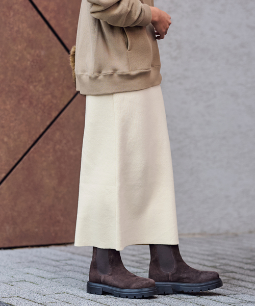 FRAMeWORK（フレームワーク）の「≪追加≫ダブルジャガードストレートスカート（スカート・レディース・ブラック/ホワイト/ベージュ・36/38/40）」の20枚目の写真