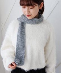 flower | フラッフィーローズマフラー(マフラー)