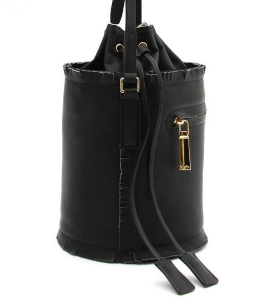 MuseR(ミュザー)の「ミュザー/MuseR フリンジcylinderBAG バッグ(ショルダーバッグ・レディース・ブラック/モカ/グレー・フリー)」の7枚目の写真