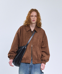 hi-t スエードジャケット40 ブラウン ma-1 リラックスフィット スエードジャケット - ブラウン - Men | H&M JP