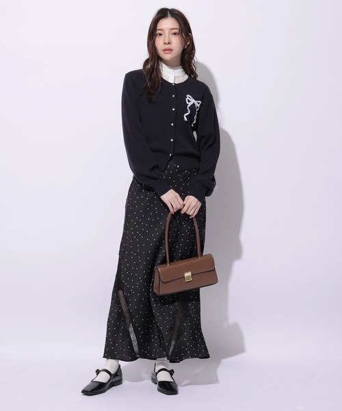 Rirandture（リランドチュール）の「レーストリムマーメイドスカート（スカート・レディース・オフホワイト/ブラック・0/1/2）」の7枚目の写真