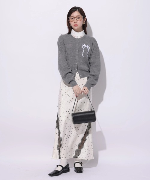 Rirandture（リランドチュール）の「レーストリムマーメイドスカート（スカート・レディース・オフホワイト/ブラック・0/1/2）」の11枚目の写真