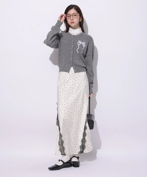 Rirandture（リランドチュール）の「レーストリムマーメイドスカート（スカート・レディース・オフホワイト/ブラック・0/1/2）」の17枚目の写真