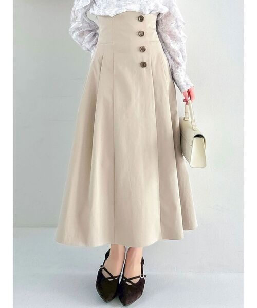 dazzlin ブラウス スカート セット セットアップ対応】シアーフルイドフリルブラウス[品番：MKSW0065098