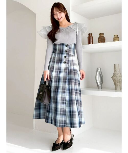 セール】サイドプリーツトレンチコルセットスカート（スカート