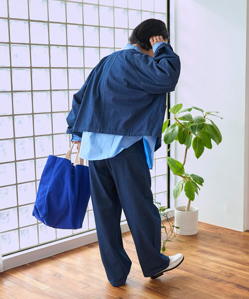 FREAK'S STORE（フリークスストア）の「＜セットアップ対応＞ RED KAP × FREAK'S STORE/レッドキャップ 別注 ノーカラーＶネックジャケット（ノーカラージャケット・レディース・その他2/ネイビー/ナチュラル/ベージュ/オリーブ・ﾌﾘ-）」の8枚目の写真