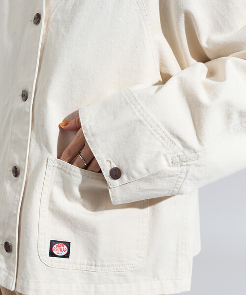 FREAK'S STORE × RED KAP ベージュ ジャケット Mサイズ 後で見返すためにぜひ保存を👆】 「RED KAP(レッドキャップ)」と