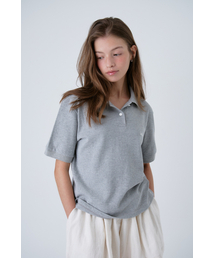 MAGNET ARCHIVE(マグネット アーカイブ)の「Nina PK Shirt (Melange Gray)(ポロシャツ)」