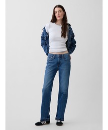 GAP（ギャップ）の「ミッドライズ リラックスフィット ストレートデニム（デニムパンツ）」