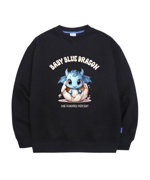 OHP x HARMONIA ベビー青龍 裏起毛スウェット