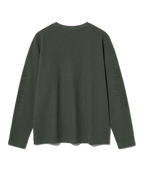 BROWNBREATH(ブラウンブレス)の「SPRD IT OUT LONGSLEEVE - CHARCOAL(Tシャツ/カットソー・レディース・その他・M/L/XL)」の2枚目の写真