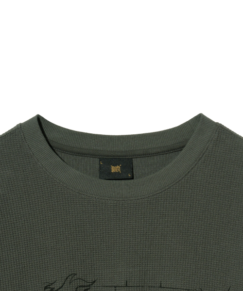 BROWNBREATH(ブラウンブレス)の「SPRD IT OUT LONGSLEEVE - CHARCOAL(Tシャツ/カットソー・レディース・その他・M/L/XL)」の4枚目の写真