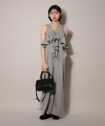 PAGEBOY（ページボーイ）の「バスケットフリルサロペ（サロペット/オーバーオール）」