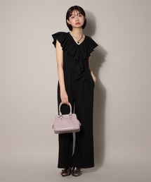 PAGEBOY（ページボーイ）の「バスケットフリルサロペ（サロペット/オーバーオール）」