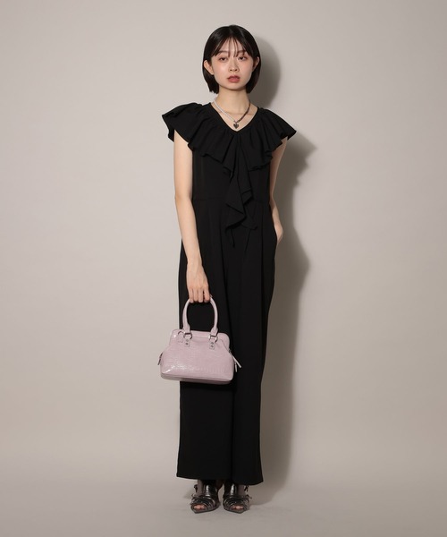 PAGEBOY(ページボーイ)の「バスケットフリルサロペ(サロペット/オーバーオール・レディース・ベージュ/グレー/ブラック・FREE)」の18枚目の写真