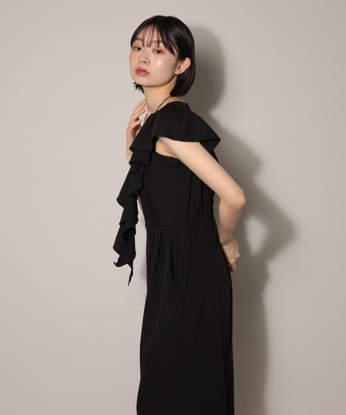 PAGEBOY(ページボーイ)の「バスケットフリルサロペ(サロペット/オーバーオール・レディース・ベージュ/グレー/ブラック・FREE)」の14枚目の写真