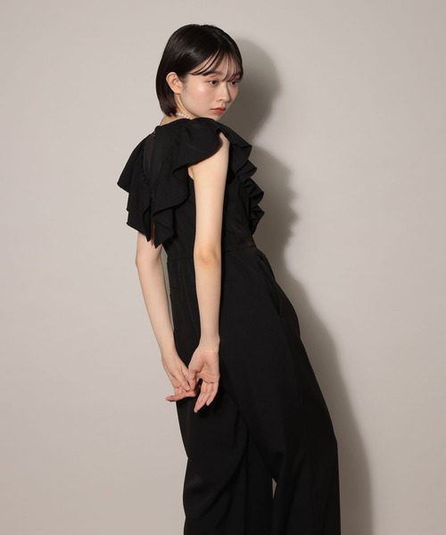 PAGEBOY(ページボーイ)の「バスケットフリルサロペ(サロペット/オーバーオール・レディース・ベージュ/グレー/ブラック・FREE)」の11枚目の写真