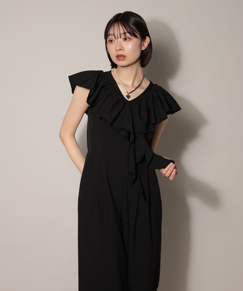 PAGEBOY(ページボーイ)の「バスケットフリルサロペ(サロペット/オーバーオール・レディース・ベージュ/グレー/ブラック・FREE)」の13枚目の写真