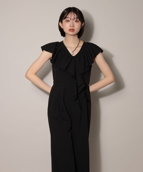 PAGEBOY(ページボーイ)の「バスケットフリルサロペ(サロペット/オーバーオール・レディース・ベージュ/グレー/ブラック・FREE)」の12枚目の写真