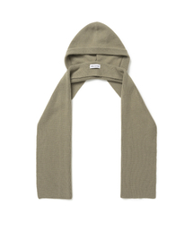 Millo Archive（ミロ アーカイブ）の「ループフードマフラー【カーキブラウン】（マフラー）」