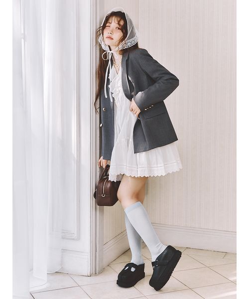 LILY BROWN(リリーブラウン)の「フルーツビーズネックレス(ネックレス・レディース・イエロー/レッド/ラベンダー・F)」の5枚目の写真