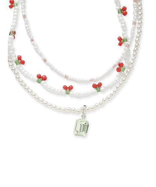 LILY BROWN(リリーブラウン)の「フルーツビーズネックレス(ネックレス・レディース・イエロー/レッド/ラベンダー・F)」の9枚目の写真