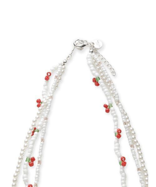 LILY BROWN(リリーブラウン)の「フルーツビーズネックレス(ネックレス・レディース・イエロー/レッド/ラベンダー・F)」の10枚目の写真