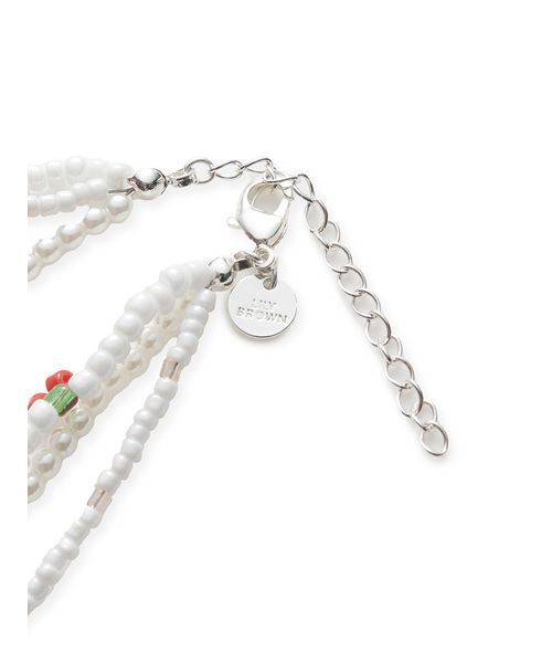 LILY BROWN(リリーブラウン)の「フルーツビーズネックレス(ネックレス・レディース・イエロー/レッド/ラベンダー・F)」の11枚目の写真