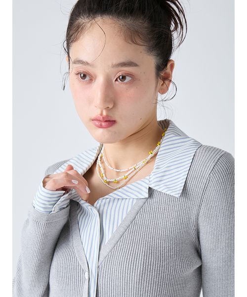 LILY BROWN(リリーブラウン)の「フルーツビーズネックレス(ネックレス・レディース・イエロー/レッド/ラベンダー・F)」の15枚目の写真