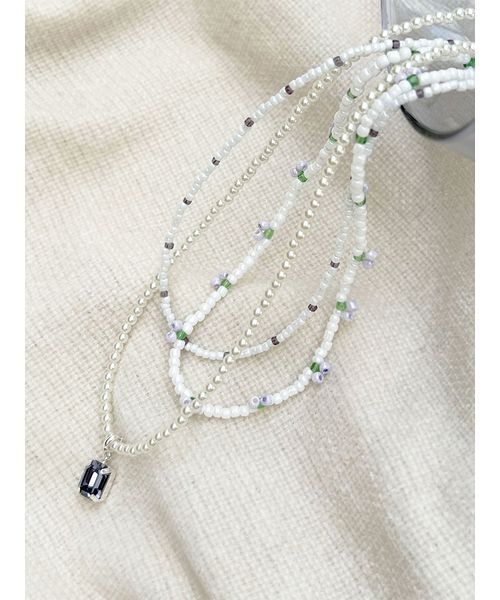 LILY BROWN(リリーブラウン)の「フルーツビーズネックレス(ネックレス・レディース・イエロー/レッド/ラベンダー・F)」の21枚目の写真