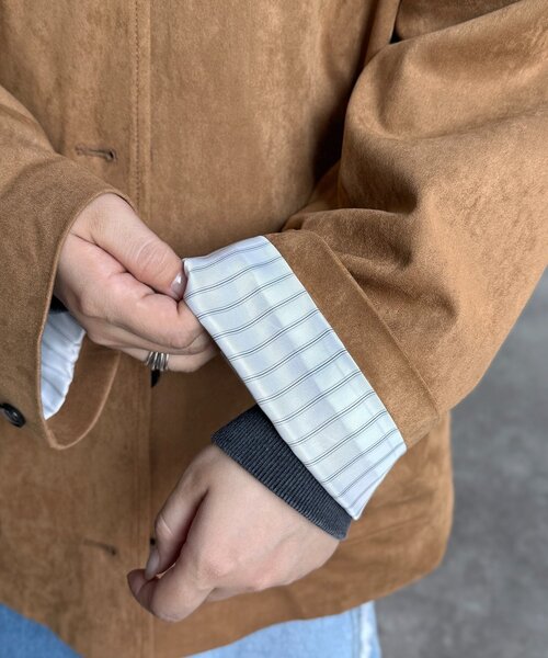 CPCM（シーピーシーエム）の「フェイクスエードジャケット（ブルゾン・レディース・キャメル/ブラウン/ブラック・FREE）」の22枚目の写真