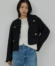 GALLARDAGALANTE | 【手洗い可】ツイードショートジャケット(ベスト)