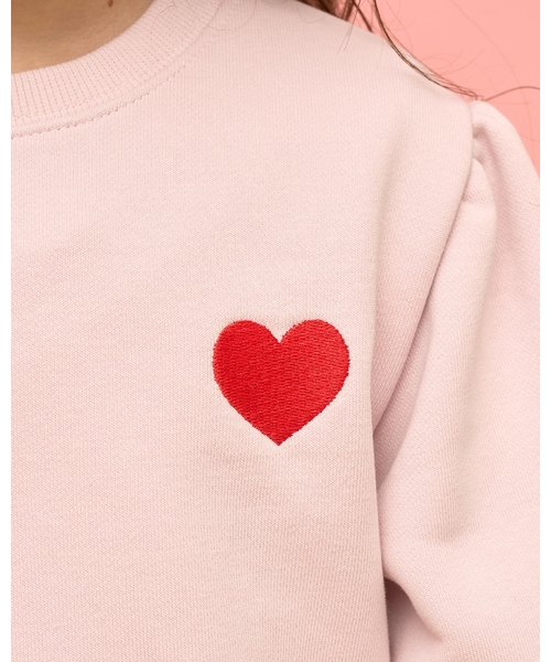 Lycee mine(リセマイン)の「【速乾裏毛】ワンポイント刺繍スウェット(スウェット・キッズ・ブルーグレー/ホワイト系その他/ブラック/ラベンダー/ライトピンク・110cm/130cm/150cm/120cm/100cm/140cm)」の15枚目の写真