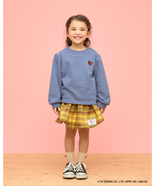 Lycee mine(リセマイン)の「【速乾裏毛】ワンポイント刺繍スウェット(スウェット・キッズ・ブルーグレー/ホワイト系その他/ブラック/ラベンダー/ライトピンク・110cm/130cm/150cm/120cm/100cm/140cm)」の17枚目の写真