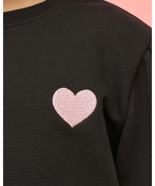 Lycee mine(リセマイン)の「【速乾裏毛】ワンポイント刺繍スウェット(スウェット・キッズ・ブルーグレー/ホワイト系その他/ブラック/ラベンダー/ライトピンク・110cm/130cm/150cm/120cm/100cm/140cm)」の11枚目の写真