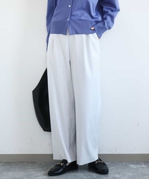 [洗える]TRストレッチワイドパンツ
