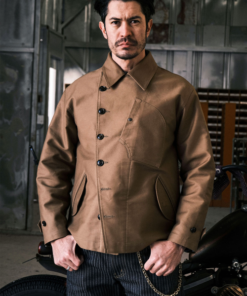 VDR（ブイディアール）の「MOLESKIN DESPATCH RIDERS JACKET [Sand]（ミリタリージャケット・メンズ・その他・M/L/XL）」の13枚目の写真