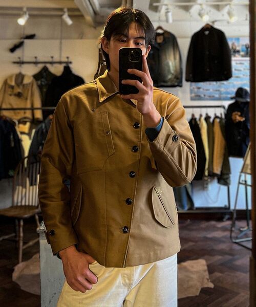VDR（ブイディアール）の「MOLESKIN DESPATCH RIDERS JACKET [Sand]（ミリタリージャケット・メンズ・その他・M/L/XL）」の4枚目の写真