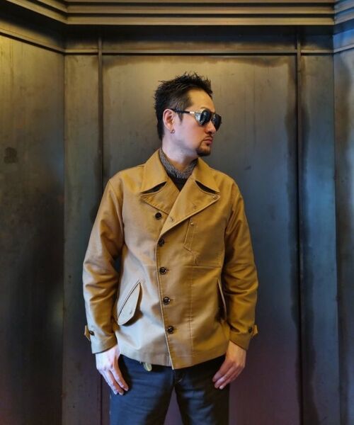 VDR（ブイディアール）の「MOLESKIN DESPATCH RIDERS JACKET [Sand]（ミリタリージャケット・メンズ・その他・M/L/XL）」の7枚目の写真
