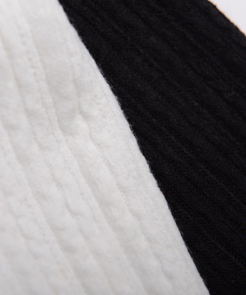 PIECEMAKER(ピースメーカー)の「OFFICIAL WAVE CROP HALF ZIP KNIT (BLACK)(ニット/セーター・レディース・その他・FREE)」の5枚目の写真