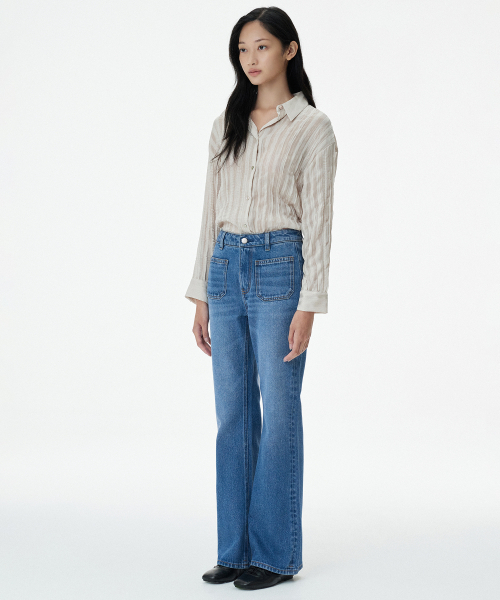 GOODDEN(グーデン)の「GDFL05R Boots Blue(デニムパンツ・レディース・その他・24inch/26inch/32inch/30inch/28inch)」の2枚目の写真