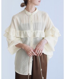 reca | フリルデザインシアーブラウス(シャツ/ブラウス)
