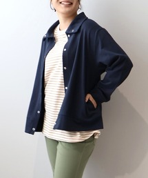 MB mint breeze（エムビーミントブリーズ）の「【L～5L 大きいサイズ】ソフト裏毛スタンドカラーブルゾン（ブルゾン）」