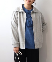 MB mint breeze（エムビーミントブリーズ）の「【L～5L 大きいサイズ】ソフト裏毛スタンドカラーブルゾン（ブルゾン）」