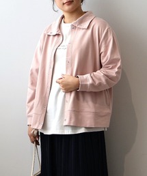 MB mint breeze（エムビーミントブリーズ）の「【L～5L 大きいサイズ】ソフト裏毛スタンドカラーブルゾン（ブルゾン）」