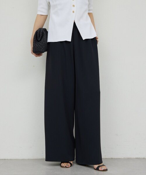 GALLARDAGALANTE(ガリャルダガランテ)の「【即戦力パンツ】【3サイズ展開】ワイドイージーパンツ(その他パンツ・レディース・ライトベージュ/ブラック/ダークブラウン・0/2/1)」の10枚目の写真