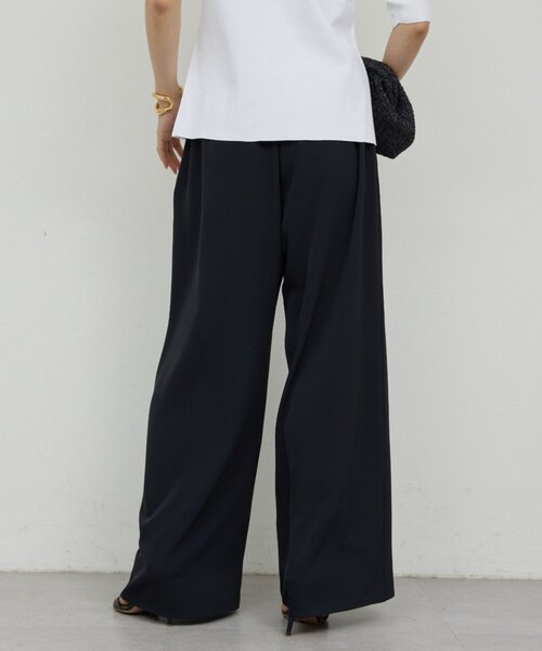 GALLARDAGALANTE(ガリャルダガランテ)の「【即戦力パンツ】【3サイズ展開】ワイドイージーパンツ(その他パンツ・レディース・ライトベージュ/ブラック/ダークブラウン・0/2/1)」の12枚目の写真